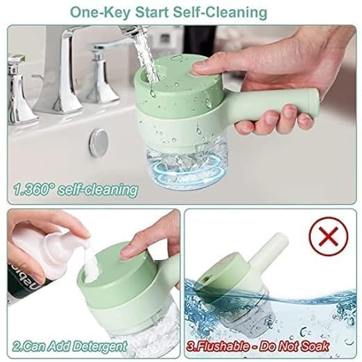 🔥 4-in-1 Manual Vegetable Chopper & Slicer | Multifunctional Kitchen Cutter