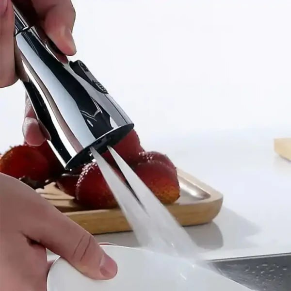 360° Rotating Faucet Extender with 3 Water Modes -  Kitchen Sink Tap Nozzle Sprayer | Water Saving |  Easy Install