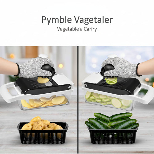 2 in 1 Multi-Purpose Vegetable & Fruit Grater, Slicer, Cutter & Chopper